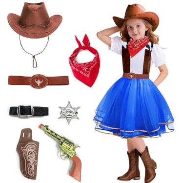 Imagem de GZ-LAOPAITOU Fantasia de vaqueira para meninas