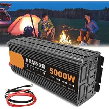 Imagem de Inversor De Energia 5000w 8000w 15000w Inversor De Onda Senoidal Modificado Dc 12v 24v Para Ac 220v 230v Conversor De Carro Com Display Lcd Para Carro Rv Caminhão Barco Viagem Camping, 24V, 9000W