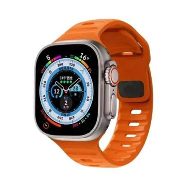 Imagem de Pulseira De Silicone Esportiva De 49mm 45mm 40mm 44mm 42mm 41mm 38mm P