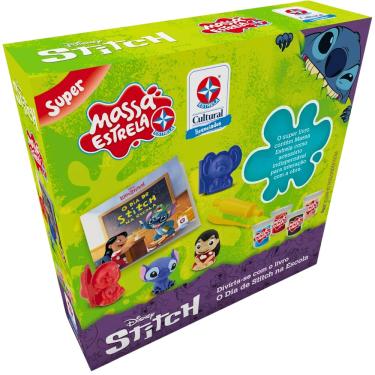 Imagem de Livro o Dia de Stitch na Escola Massinha de Modelar Estrela
