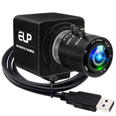 Imagem de IFWATER Câmera USB 4K 12 megapixels Webcam USB 1080p 120fps alta velocidade Golf Swing Cam com lente de zoom óptico manual 3X close-up PC computador Plug and Play para transmissão ao vivo Reunião de