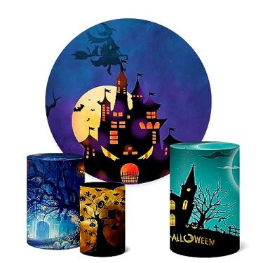 Imagem de Trio Capas Cilindro e Painel Festa 1,50m Halloween (K1HAL0014)