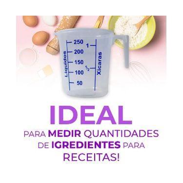 Imagem de Jarra Medidora 250 ml Graduada Transparente - DONA COTA