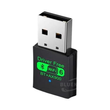 Imagem de Adaptador Wireless USB Bluetooth 5.4 De 900Mbps WiFi6 Dongle Para PC L