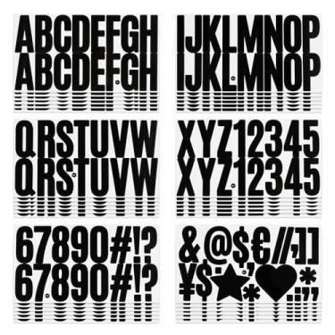 Imagem de FALESOUL Adesivos de letras para quadro de avisos, 600 peças, 36 folhas de 6 cm, adesivos autoadesivos de vinil ABC do alfabeto para quadro de cartazes, quadro de avisos, caixa de correio, artesanato