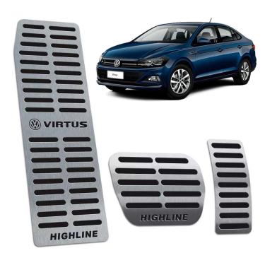 Imagem de Descanso + Pedaleira Virtus Highline 2018/2020 Preto