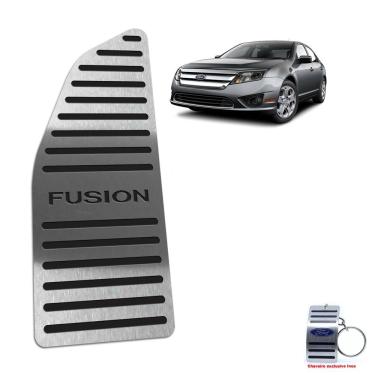Imagem de Descanso De Pé Em Aço Inox Ford Fusion 2006 A 2012 Preto