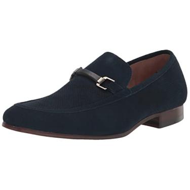 Imagem de STACY ADAMS Sapato masculino Wydell Moc Toe Bit Slip-On, Azul marino, 8.5