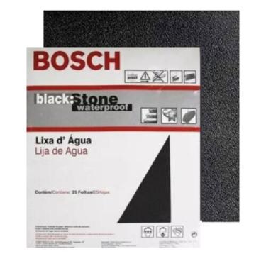 Imagem de Kit 25 lixa d'agua g150 folha 230x280mm bosch
