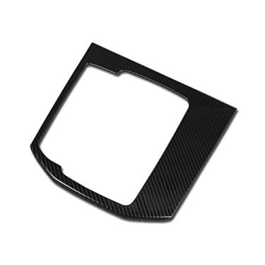 Imagem de Beautost Adequado para Mazda 2017 2018 2019 2020 2021 2022 2023 2024 2025 CX-5 CX5 Manípulo de mudança de marchas Console Media Panel Cover Trim Aço Inoxidável (Fibra de Carbono Preto)