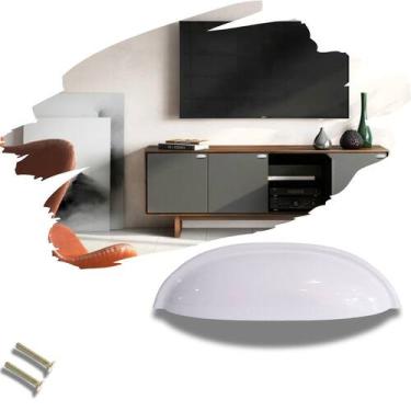 Imagem de Kit 10 Puxador Concha Cozinha Porta Gaveta Armário - Compras Fáceis, B