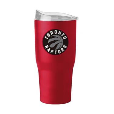 Imagem de FANMATS Copo de aço inoxidável NBA Toronto Raptors 850.5 g – Acabamento em pó durável – Serve para a maioria dos porta-copos, copo NBA oficialmente licenciado – Mantém bebidas quentes e frias