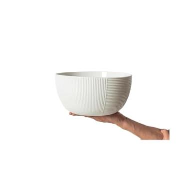 Imagem de URGDWEKJY Tigela de sopa de cerâmica de cor sólida tigela de sopa grande tigela de macarrão doméstico grande peixe em conserva tigela grande bacia de sopa de peixe cozido tigela de salada