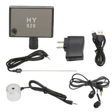 Imagem de Detector de vazamento de água de alta resistência com sondas duplas, amplifica o som, material ABS premium para tubo de água, tubo de cimento, detecção de vazamento de tubo de aço (plugue EUA)