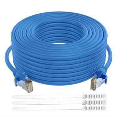 Imagem de Cabo Ethernet Adoreen Cat 6 250 pés/76 m de alta velocidade azul