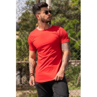 Imagem de Camiseta masculina Vermelha P - POP