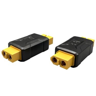 Imagem de IMIYORE 2 peças XT60 adaptador conector fêmea para fêmea XT60 adaptador sem fio para controle remoto RC FPV veículos aviões drones armazenamento de energia painel solar