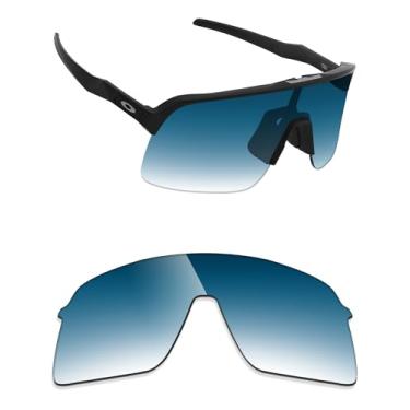 Imagem de Alphax Lentes de reposição gradiente azul não polarizadas para óculos de sol Oakley Sutro Lite OO9463