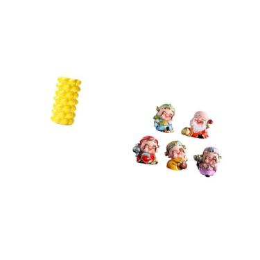 Imagem de Fenteer Vaso de Flores de Porcelana E Estatuetas Do Da Fortuna, Ornamento de Mesa para Sala de Estar, Quarto, Mesa, Decoração de Festa, Arranjo de Recipi