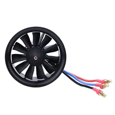 Imagem de Hélice de avião RC de 11 pás de alto desempenho 50 mm com motor, melhore sua experiência de voo (KV4900 4S EDF 50)