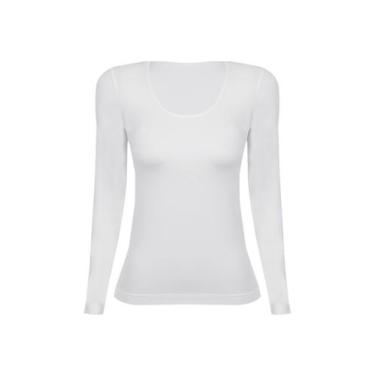 Imagem de Blusa Manga Longa Lupo Loba 45184-001 Sem Costura Decote Redondo Micro
