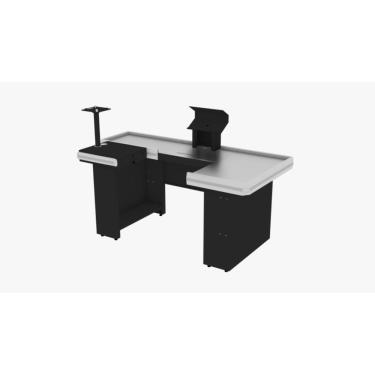 Imagem de Check Out Comercial 1,5M Preto Com Recorte Para Balança Flex U PA100103 Amapá