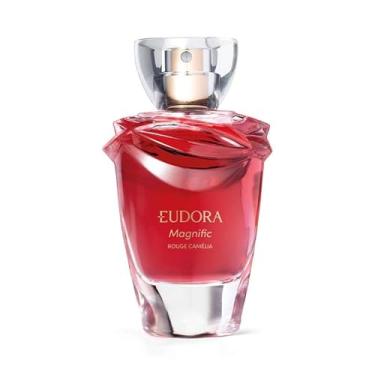 Imagem de Perfume E.udora Magnific Rouge Camelia, Notas Frutais Fundo Amadeirado