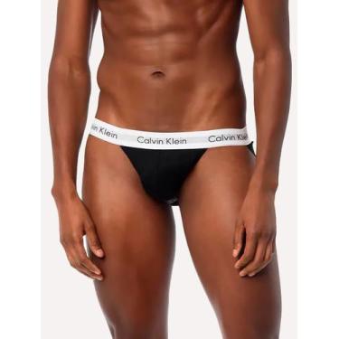 Imagem de Cueca Jockstrap Calvin Klein Microfibra Classic Preta 1UN, L/G
