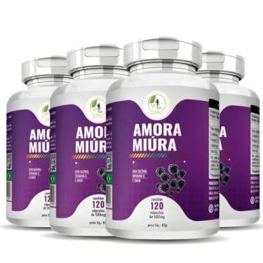 Imagem de KIT C/4 Un. Suplemento A mor a Miura 120 cápsulas - Fits Life