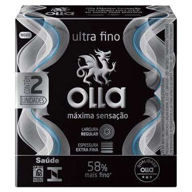 Imagem de Preservativo Olla Máxima Sensação Ultra Fino 2 Unidades