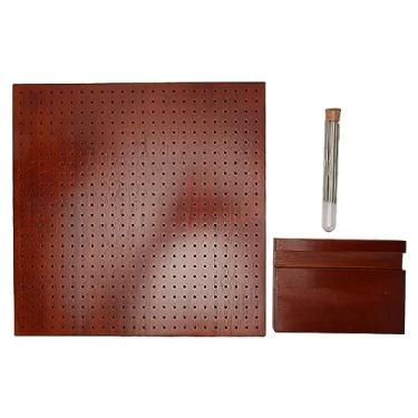 Imagem de Placa de bloqueio de crochê de madeira artesanal tricô bloqueio esteira para tricô crochê avó quadrados 31.5x31.5cm