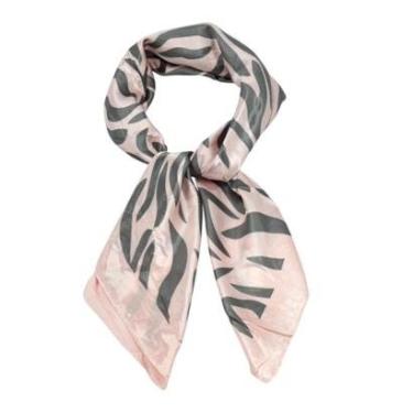Imagem de Lenço de Cetim Estampa Animal Print-Feminino
