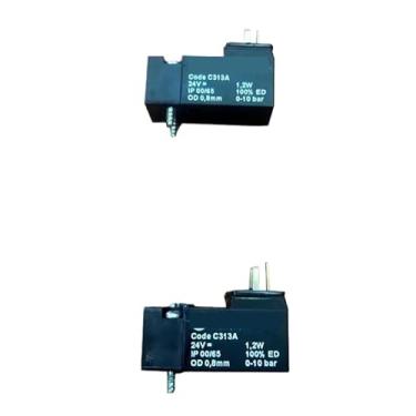Imagem de 1 peça de válvula solenoide código C313A válvula piloto 24V 1,2W