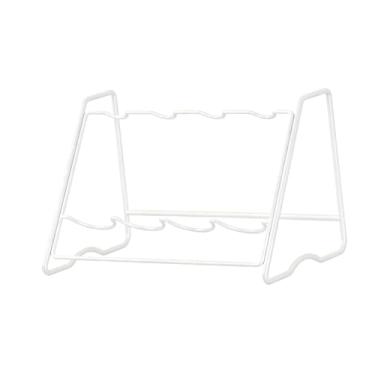 Imagem de SiaBiced Suporte para Vinhos, Prateleira Expositora para Garrafas de Bebidas, Organizador Elegante de Ferro para Garrafas de Vinho para Mesa de Cozinha, 4ª Linha