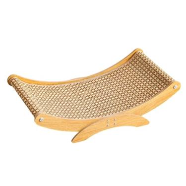 Imagem de Bothyi Arranhador para gatos, cama, espreguiçadeira, sofá, cama, cadeira, arranhador, proteção para móveis, almofada de madeira para arranhar, rede para, Estilo de Tapete Legal