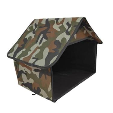 Imagem de Ioensy Casa para gatos ao ar livre, caverna para dormir, abrigo para gatos vadios nas quatro estações, canil para quintal, jardim de inverno,