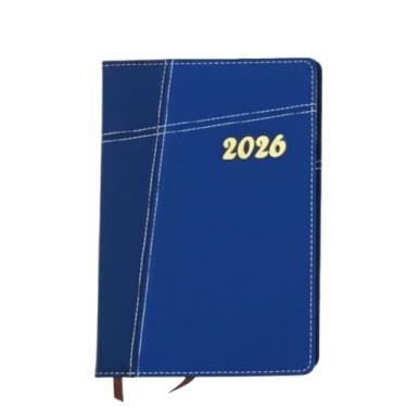 Imagem de Agenda 2026 Executiva - Planejamento Completo e Elegante Adequado para trabalho e estudo(LF119-037 linha dois azul)
