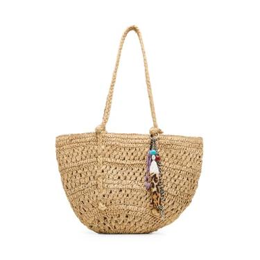 Imagem de Steve Madden Btydes Raffia Shopper, natural
