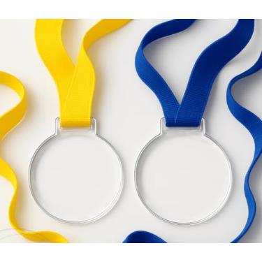 Imagem de kit 30 medalhas de acrílico