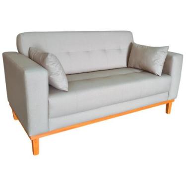 Imagem de Sofá  Gianni Tecido Acquablock Pé Base Madeira  160cm - 4R Estofados, 