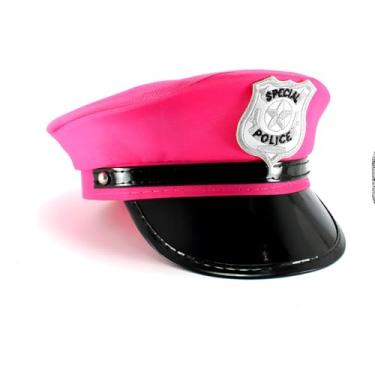 Imagem de Chapéu Temático de Carnaval, Estilo Quepe, Poliéster/Algodão, 58cm Diâmetro, 12x23cm, para Festas à Fantasia e Halloween