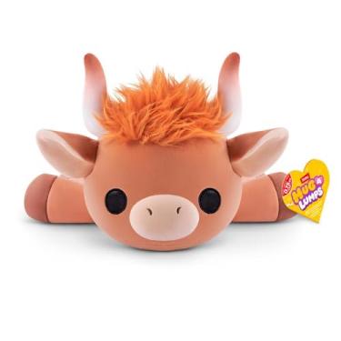 Imagem de Candide, Pelúcia, Hug-A-Lumps, Vaca Marrom Holly, Pequena - 0,75kg