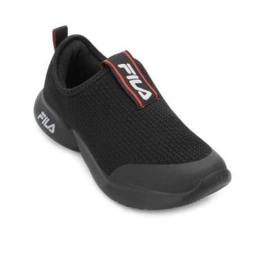 Imagem de Tênis Iate Fila P-B Funny Infantil FL25, 32, Preto, Branco