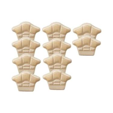 Imagem de Protetores De Calcanhar De Silicone Antiderrapantes Adesivos Almofadas