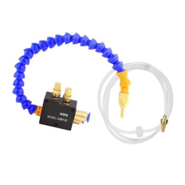 Imagem de Generic Máquina de Fresagem de Torno CNC de Pulverizador de Lubrificante de Refrigeração Kit de Spray de Névoa para Metalurgia Ferramenta de Gravação para Processamento de Alta Precisão Cor de Liga