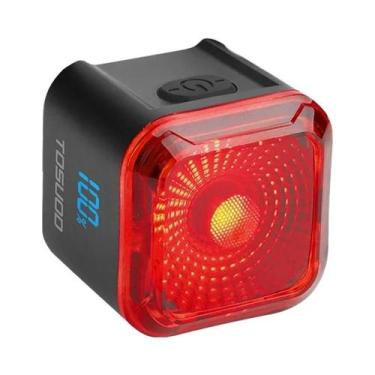 Imagem de Lanterna Traseira De Bicicleta TOSUOD À Prova d'Água Com 6 Modos, Tipo