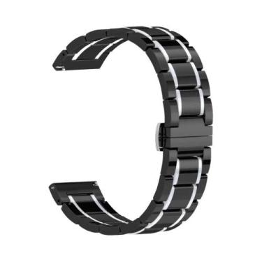Imagem de Pulseira De Cerâmica E Metal De 22mm Para Samsung Gear S3, Huawei GT5,