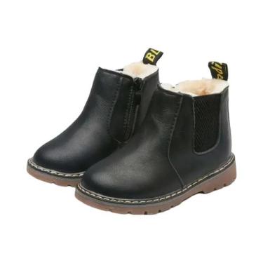 Imagem de Botas Chelsea Para Meninos E Meninas, Quentes, De Borracha, Estilo Clá