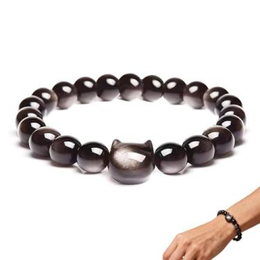 Imagem de Pulseira de contas - riqueza prosperidade abundância contas de pedra, empreendedor negócios sorte contas, humor espiritual proteção energética, saúde, boa sorte, presente Feng Shui