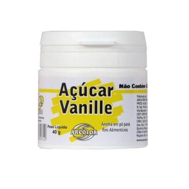 Imagem de Açúcar vanille 40gr confeitaria arcolor